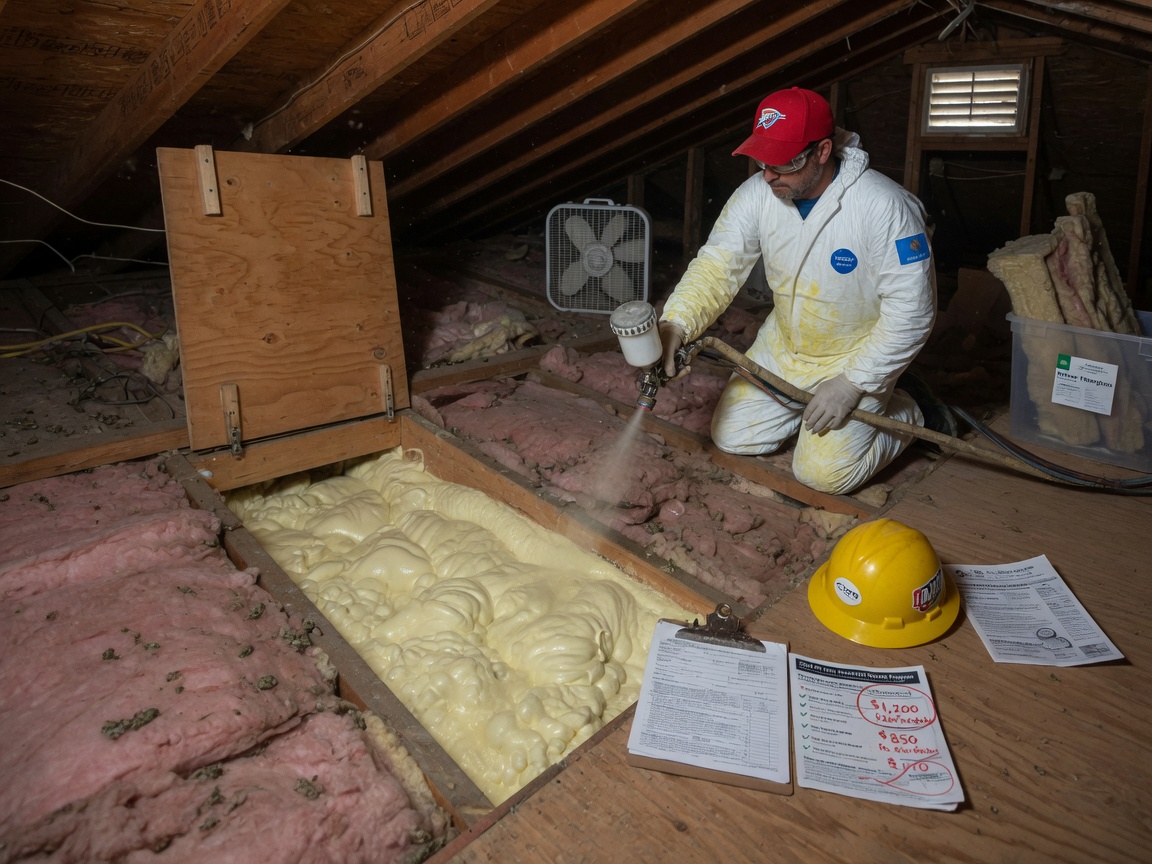 spray foam insulation in Del City