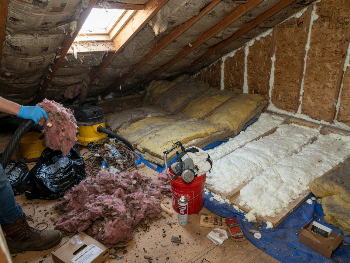 spray foam insulation in Moore