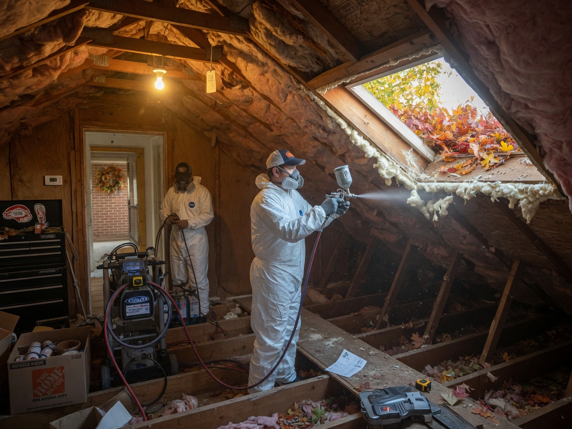 spray foam insulation in Piedmont