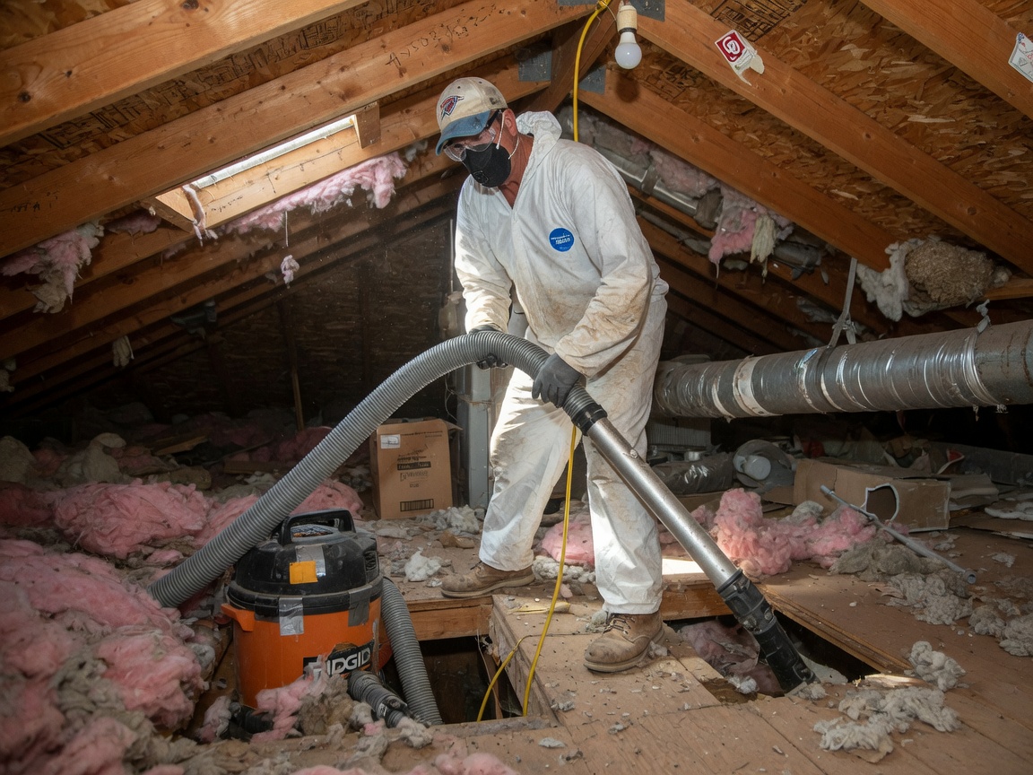 Attic Insulation Removal in Oklahoma City