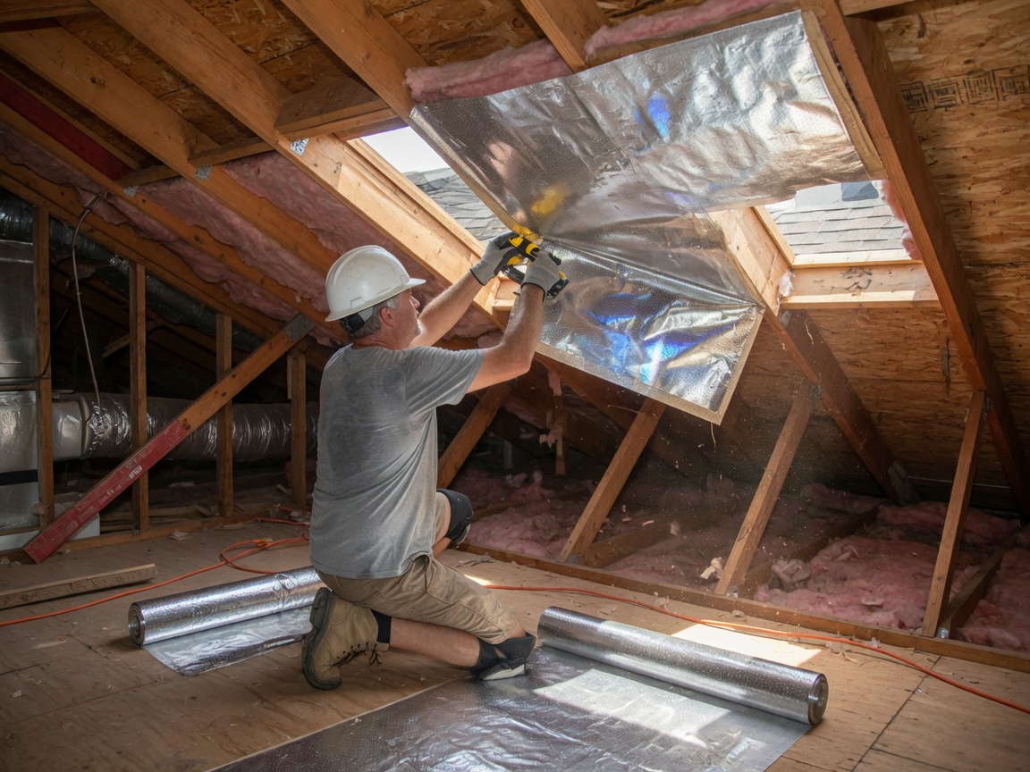 Radiant Barrier Installation in Oklahoma City